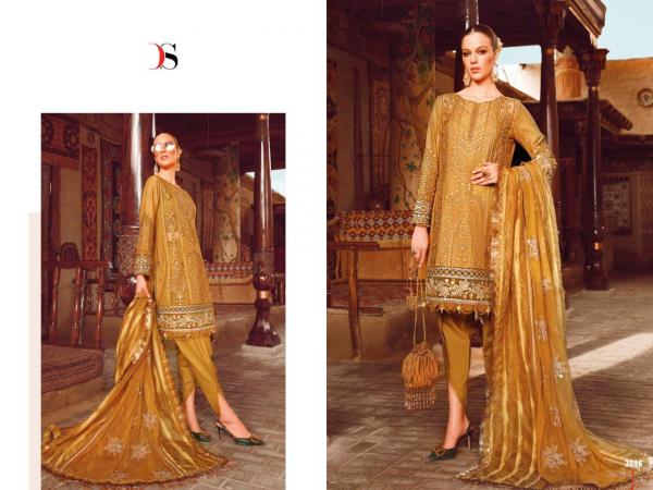 Deepsy Maria B Vouage A Luxe Cotton Dupatta Pakistani Suit Collection